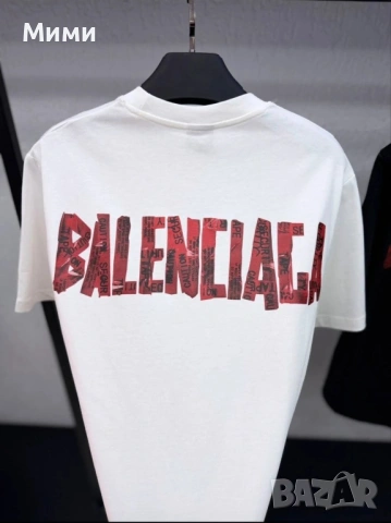 Balenciaga 2 цвята мъжки тениски