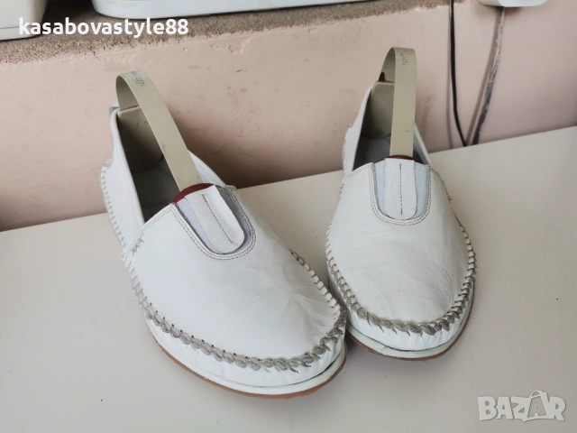 Мокасини от естествена кожа 38.5н., снимка 7 - Дамски ежедневни обувки - 54250132