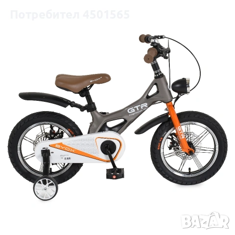 Детски велосипед 14" GTR grey , снимка 4 - Детски велосипеди, триколки и коли - 54779311
