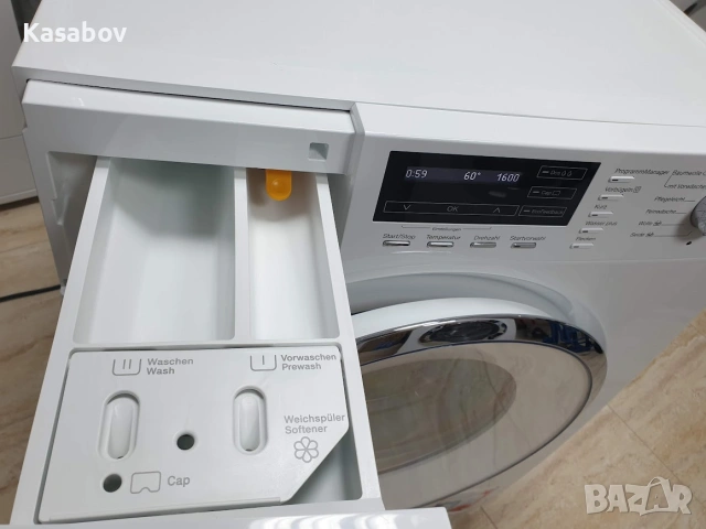 Miele Пералня - 1600rpm - TwinDos - PowerWash - Миеле 12м Гаранция, снимка 7 - Перални - 54965158