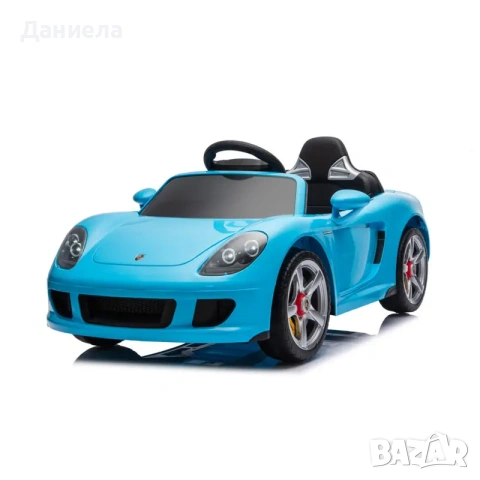 Ел. кола Porsche Carrera GT синя