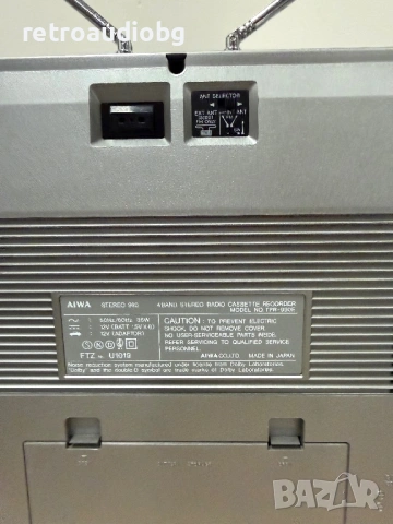 🔈Ретро радиокасетофон  AIWA TRP-990E -  boombox - Japan🔈, снимка 8 - Радиокасетофони, транзистори - 54638733
