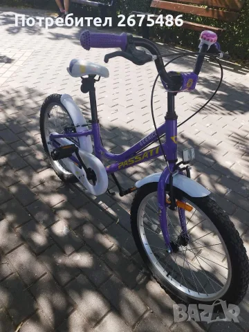 Продавам детски велосипед за момиче PASSATI BERNICE 20", снимка 5 - Велосипеди - 55329872