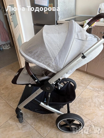 BALIOS S LUX бебешка количка 3 В 1 STONE GREY