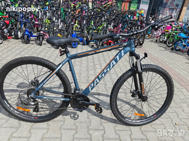 BG Алуминиев велосипед 27.5" PASSAT сив, снимка 2 - Велосипеди - 54398958