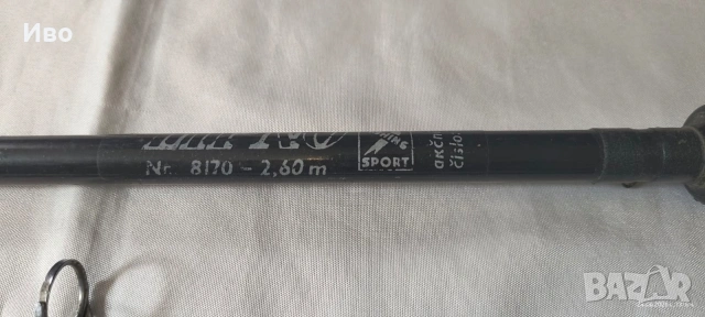 Ретро Въдица Tokoz "Lipno 2" (2.60 м) – Чехословашка Класика (Състояние 8/10), снимка 4 - Въдици - 55038390
