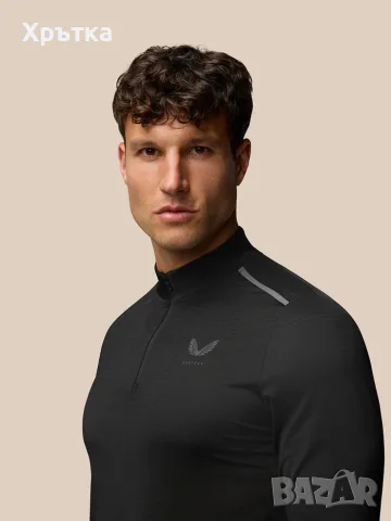 Castore Apex Training 1/4 Zip Top - Оригинална мъжка спортна блуза р-р S, снимка 3 - Спортни дрехи, екипи - 55382012
