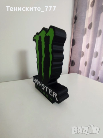 3д лампа Monster Energy, снимка 4 - Настолни лампи - 54584335