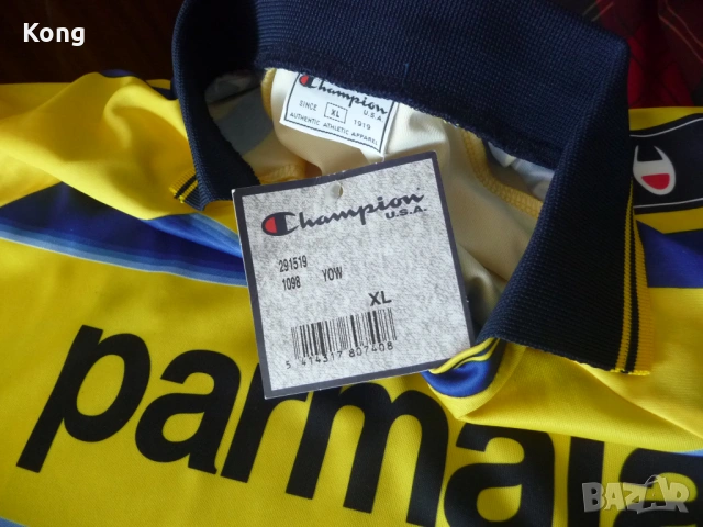 винтидж фланелка Parma ITALIA ЦСКА Парма Италия Errea футболна тениска Мидълзбро Middlesbrough , снимка 2 - Футбол - 54809306