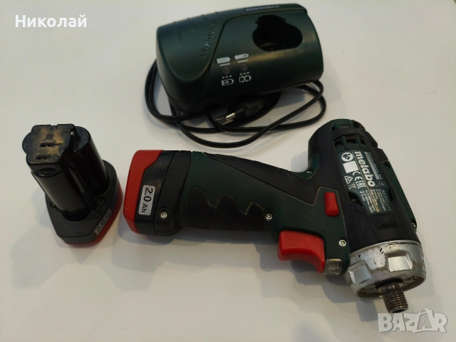 Акумулаторен винтоверт Metabo, снимка 3 - Винтоверти - 55079135
