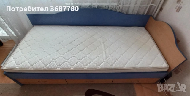 Продавам матрак с легло, снимка 3 - Спални и легла - 55013713