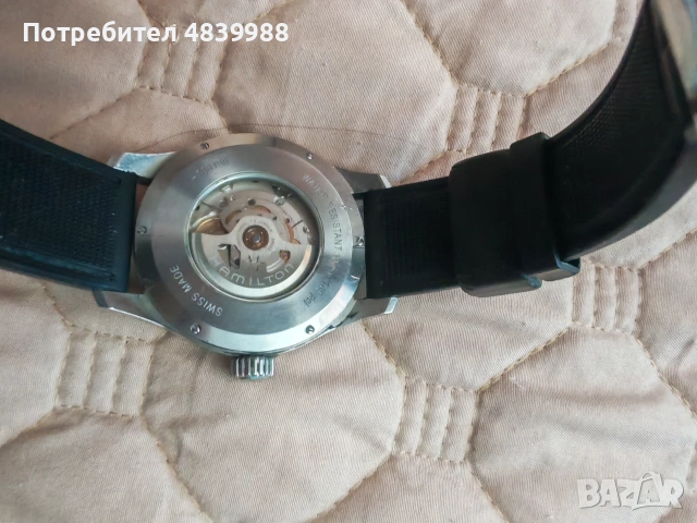 Швейцарски часовник - Хамилтън, снимка 5 - Мъжки - 55079052