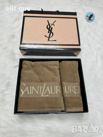 плажни кърпи 90×50см 70×140см 2 броя в кутия Burberry Yves Saint Laurent Tommy Hilfiger versace  , снимка 4 - Хавлиени кърпи - 55217814