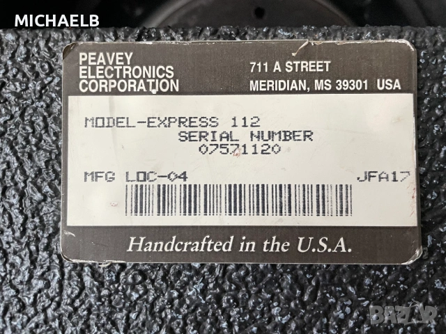 Продавам кубе за бас китара PEAVEY EXPRESS-112, снимка 7 - Други - 54809003