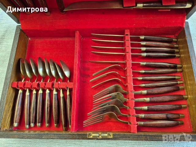 Комплект прибори за хранене , снимка 16 - Прибори за хранене, готвене и сервиране - 54706663