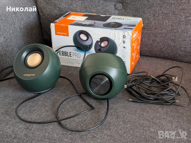 Тонколонки Creative Pebble Pro (зелен)