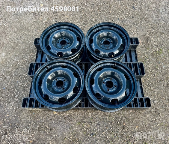 4бр.Оригинални джанти 16цола 4x108 за пикапи Berlingo(2008-2022),Partner(2008-2023)