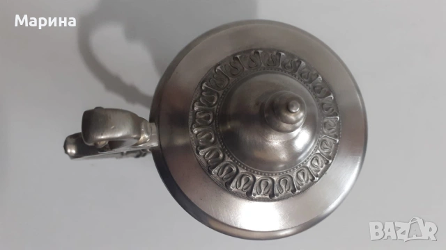 Халба от калай, 200 мл,  Antik*Vintage #143, снимка 9 - Антикварни и старинни предмети - 54389915