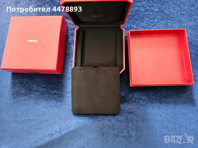 Cartier кутия за колие. , снимка 4 - Колиета, медальони, синджири - 55651169