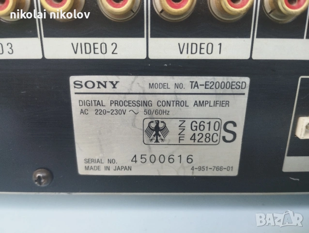 Sony TA-E2000ESD, снимка 6 - Ресийвъри, усилватели, смесителни пултове - 54455271