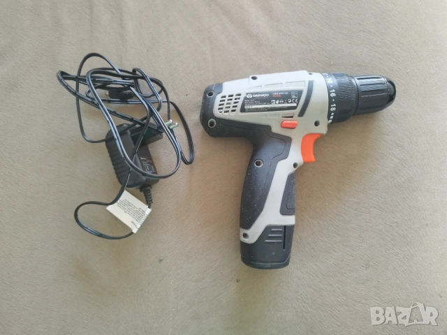 Акумулаторен винтоверт Daewoo + зарядно, снимка 11 - Винтоверти - 54907799