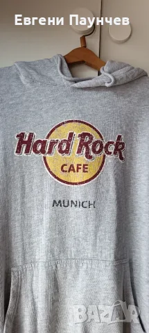 Hard rock cafe размер L суичър Berlin в сиво, снимка 2 - Суичъри - 55408192