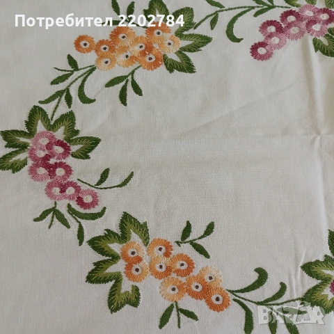 Покривки за маса с бродерии,покривка, снимка 18 - Покривки за маси - 55242654