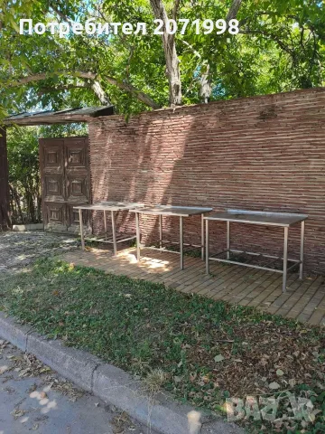 Работни маси хромникел 
