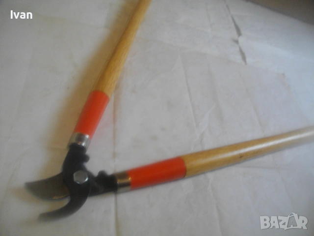 НОВА Старо качество немска голяма 62см ръчна ножица с извити челюсти за рязане на клони храсти , снимка 4 - Други инструменти - 54019218