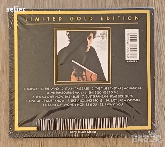 Bob Dylan ‎– Greatest Hits Оригинален нов диск Издание 1998г-Limited Edition,  Чисто нов,неразпечата, снимка 2 - CD дискове - 54401480