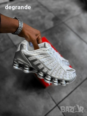 👟Nike Shox TL Сиво  40  41 43  44  45  , снимка 4 - Маратонки - 54756561
