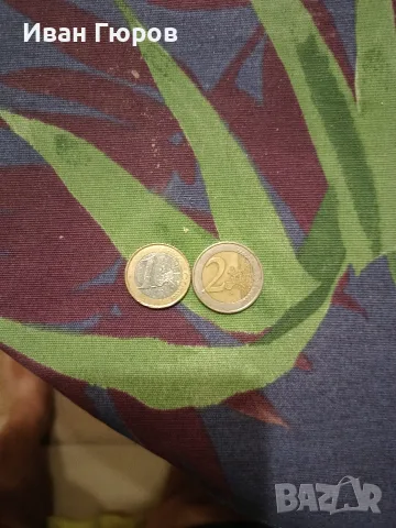 монети 1 Евро1999г.И 2евро2001г.100€ за2те., снимка 2 - Нумизматика и бонистика - 55534365