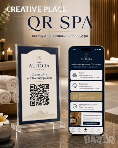 Професионални QR решения за хотели, ресторанти, СПА и бизнес | Повече клиенти и по-добро обслужване, снимка 8 - Проекти - 55155051