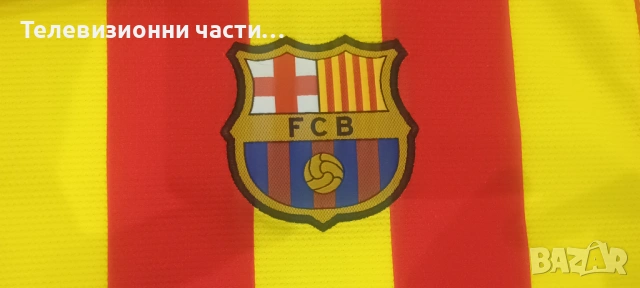 Оригинална футболна тениска Барселона Неймар 11 гостуващ екип 2013 2014 Nike 532823-703,мъжки XL, снимка 11 - Спортни дрехи, екипи - 54678826