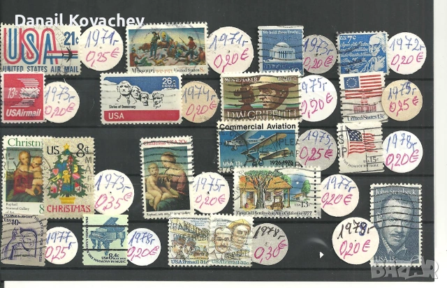 Пощ .марки - Америка - серии , м/у 1954-2003 год ., снимка 2 - Филателия - 55277373