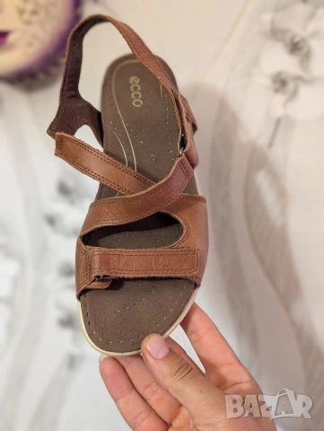 кожени сандали Ecco Babett Comfort номер 40 , снимка 7 - Сандали - 50751047
