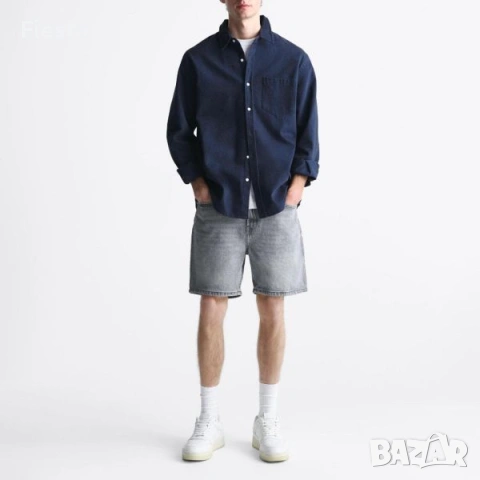 Нови мъжки къси дънки Zara, размер 36