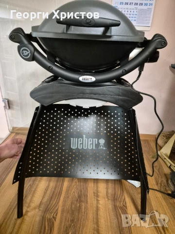 Чисто нова Оригинална Стойка (Stand) + Странични Масички за Weber Q Серия 1000/1200/1400