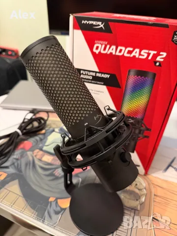 Микрофон HyperX Quadcast 2s, снимка 2 - Микрофони - 55654313