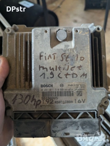 0 281 011 510 /ECU / Компютър за двигател Fiat Stilo 1.9 JTD Multijet 16V