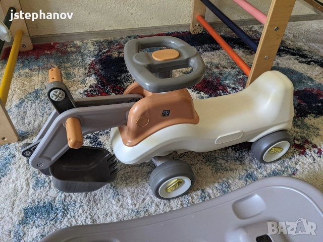 Багер за бутане и каране Moni Bumpy + люлка, 3 в 1, снимка 5 - Играчки за стая - 54796219
