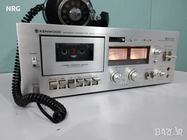 Vintage Kenwood KX-1030 3 Head Stereo Cassette Deck, снимка 11 - Декове - 54402437