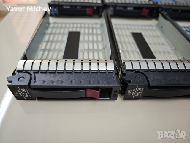 Комплект 6 бр. оригинални чекмеджета 3.5" за сървър HP ProLiant ML150 G3 (SATA/SAS), снимка 3 - Захранвания и кутии - 55240909
