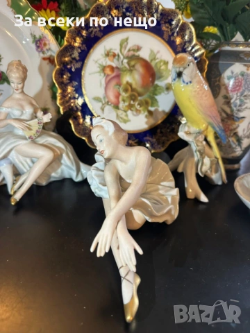 Wallendorf Germany  Circa 1960 Porcelain Ballerina - inspired by Swan Lake Лебедово езеро Код P2612, снимка 5 - Декорация за дома - 54828562
