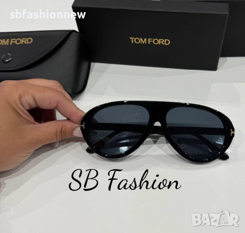 Tom Ford черни очила с лого, снимка 3 - Слънчеви и диоптрични очила - 54011827
