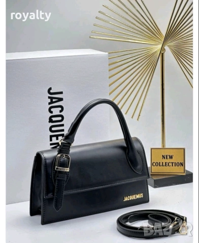 ПОСЛЕДЕН БРОЙ Jacquemus Нова Черна Луксозна Дамска Чанта НАМАЛЕНА 