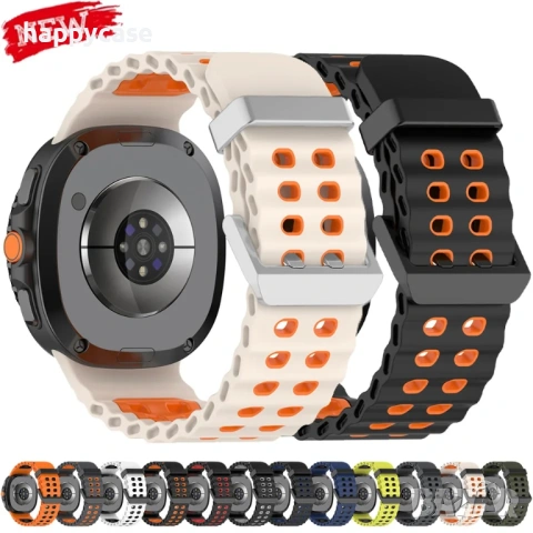 Samsung Galaxy Watch8 44 mm 40 mm / 8 Classic 46 mm / MARINE Силиконова каишка