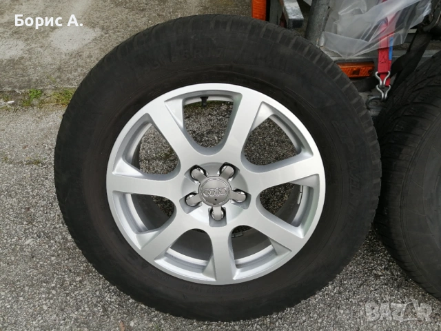 Оригинални лети джанти Audi /VW,Mercedes,Skoda,Seat/ 7J X 17 H2,ET 37,CB 66,6mm,5x112mm, снимка 5 - Гуми и джанти - 54432597