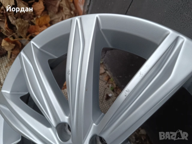 ОРИГИНАЛНИ джанти 17' цола 5x112 ФОЛКСВАГЕН / VW Touran GOLF 57,1 ET52, снимка 14 - Гуми и джанти - 55155306