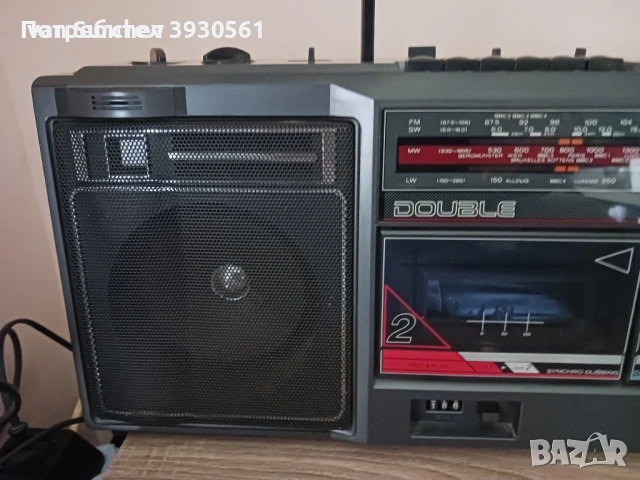 Радиокасетофон hitachi TRK-W27E КАТО НОВ, снимка 3 - Радиокасетофони, транзистори - 54436495